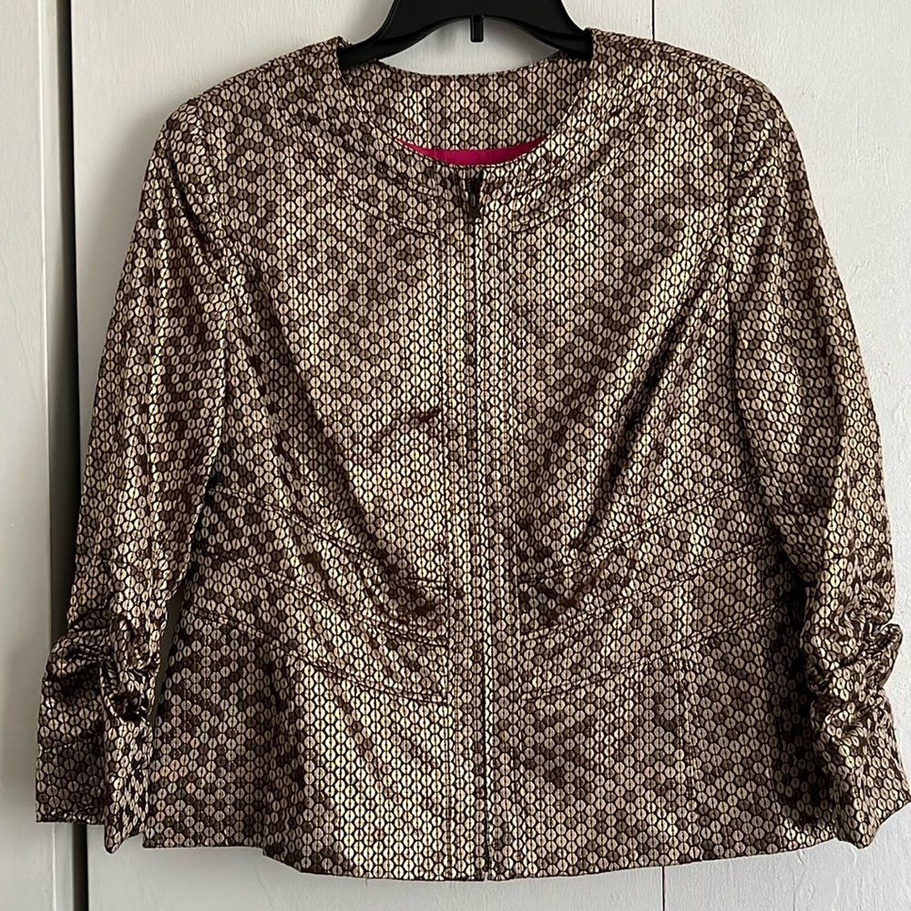 Anthracite by Muse Metallic Jacket 🧥 Size 14
